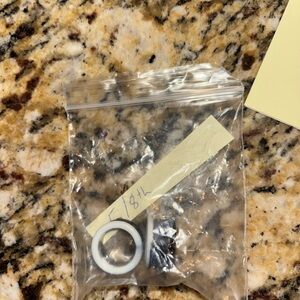 White and Black 5/8 Gauges